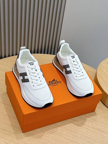 Hermes H Logo Mesh Sneaké