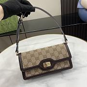 Gucci Luce mini shoulder bag in brown - 20x10x4cm - 4