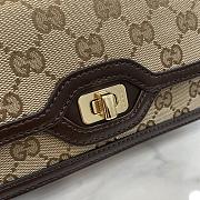 Gucci Luce mini shoulder bag in brown - 20x10x4cm - 2