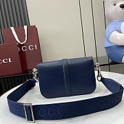 Gucci GG super mini bag in blue - 13x20x5cm - 6