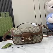 Gucci GG Horsebit 1955 Top Handle Bag in 4 colors - 22.6x12.7x5.6cm - 1