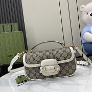 Gucci GG Horsebit 1955 Top Handle Bag in 4 colors - 22.6x12.7x5.6cm - 4