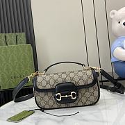 Gucci GG Horsebit 1955 Top Handle Bag in 4 colors - 22.6x12.7x5.6cm - 3