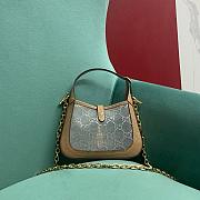 Gucci Jackie 1961 Mini Crystal GG Liazard Bag - 19x23x3cm - 5