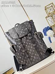 Louis Vuitton Christopher Brushed Monogram Backpack - 38 x 44 x 12.5cm - 1