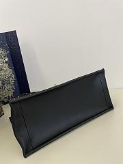 Medium Dior Book Tote Black Cannage Tweed Leather - 36*16*27cm - 6