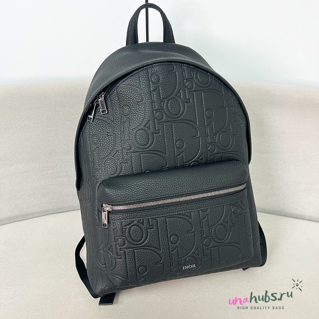 Dior Black Leather Backpack - 31*40*18cm - 1