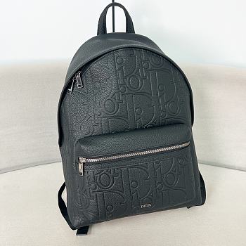 Dior Black Leather Backpack - 31*40*18cm