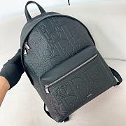 Dior Black Leather Backpack - 31*40*18cm - 3