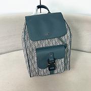 Dior Saddle Backpack with Flap -  26.5 x 40 x 15 cm - 2