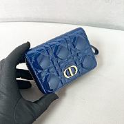 Dior Caro Patent Leather Wallet - 12*9*5cm - 5