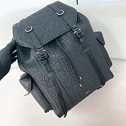 Dior Gravity Black Leather Backpack - 43*43*18cm - 1