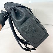 Dior Gravity Black Leather Backpack - 43*43*18cm - 5