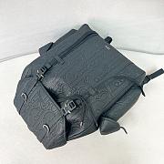 Dior Gravity Black Leather Backpack - 43*43*18cm - 3