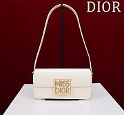 Miss Dior Allover Patent Leather Shoulder Bag - 22 x 11 x 6cm - 5