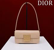 Miss Dior Allover Patent Leather Shoulder Bag - 22 x 11 x 6cm - 3