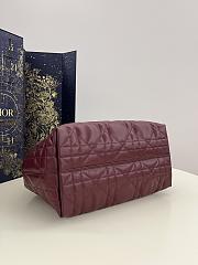 Dior Medium Toujours Bag Burgundy - 28.5*19*21cm - 3