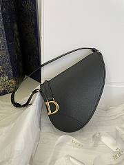 	 Dior Saddle Rodeo Pouch Black Bag - 29*4*15cm - 1