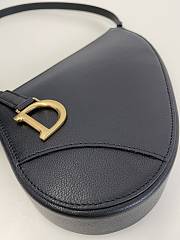 	 Dior Saddle Rodeo Pouch Black Bag - 29*4*15cm - 4