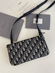 My Dior Duo Mini Bag Blue Dior Oblique Jacquard Bag - 23*3*12cm - 2