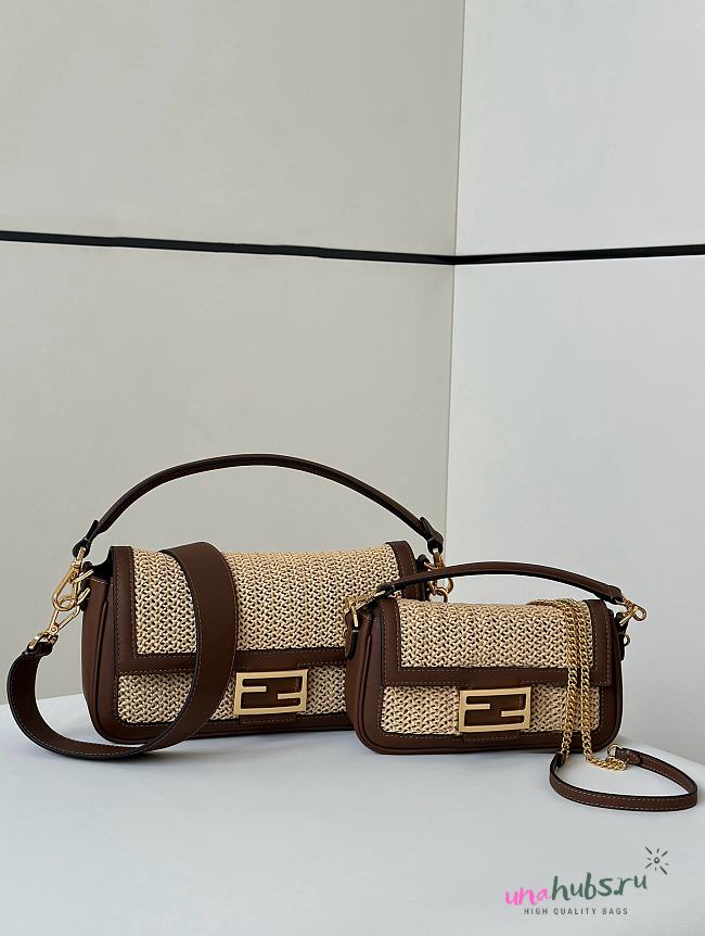 Fendi Baguette Raffia Bag - 1