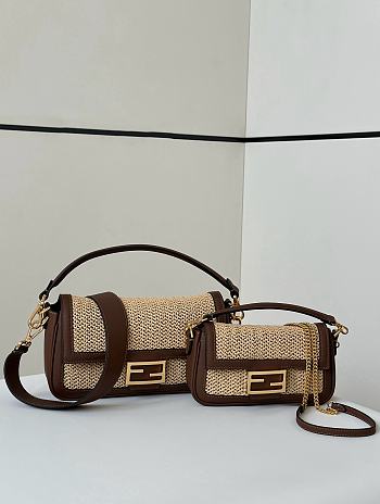 Fendi Baguette Raffia Bag