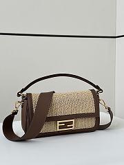 Fendi Baguette Raffia Bag - 3