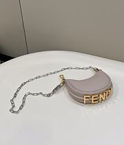 	 Fendi Fendigraphy Small Light Pink Bag - 16.5-14-5CM     - 3