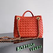 Bottega Veneta Andiamo Orange Bag - 25*22*10.5cm - 2