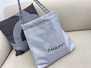 Chanel 22Bag Light Grey Tote - 4