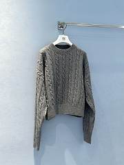 Loewe Sweater in wool knit grey - 1