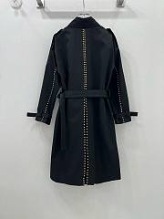 Dior Long Windbreaker Black Jacket - 6