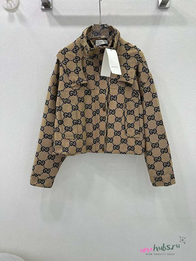 Gucci GG Brown Jacket - 1