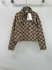 Gucci GG Brown Jacket - 1