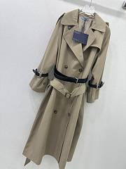 Prada Trench Coat Beige Cotton Gabardine - 3