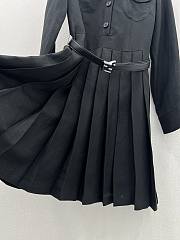 Fendi Black Dress With Belt - 6