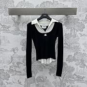 Chanel Black Long Sleeves Top - 1