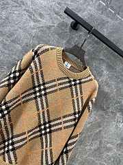 Burberry Crewneck Sweater Check Pattern - 5