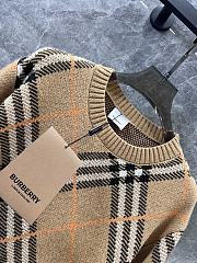 Burberry Crewneck Sweater Check Pattern - 4