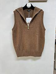 Chanel Brown Pullover Cashmere - 1