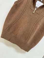 Chanel Brown Pullover Cashmere - 5