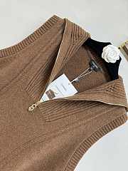 Chanel Brown Pullover Cashmere - 4