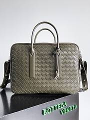 Bottega Veneta Briefcase Getaway Green - 39*28.5*8cm - 1