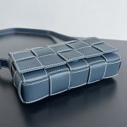 Bottega Veneta in Intreccio blue leather bag - 23x15x5cm - 3