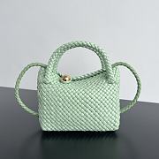 Bottega Veneta Tosca blue intreccio leather small shoulder bag - 2