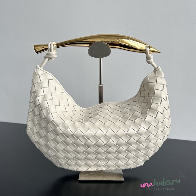 Bottega Veneta Sardine White Bag - 33x20x4cm - 1