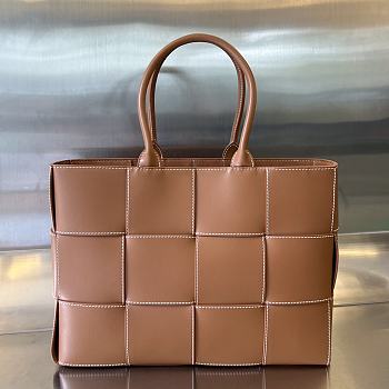 Bottega Veneta Arco Brown Tote Bag - 37*27*9cm