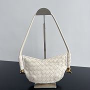 BOTTEGA VENETA Solstice embellished intrecciato leather shoulder bag 28*18*5cm - 3