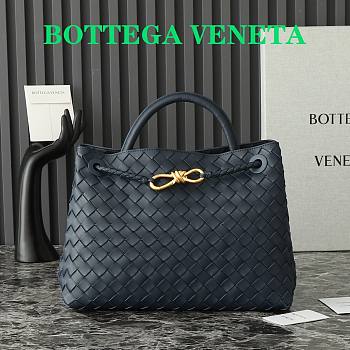 Bottega Veneta Andiamo Blue Bag - 32×24×12