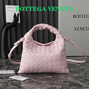 Bottega Veneta Mini Hoop Pink Bag - 25.5×14.5×11cm - 1